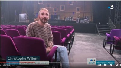 Christophe Willem inaugure Confluence Spectacles